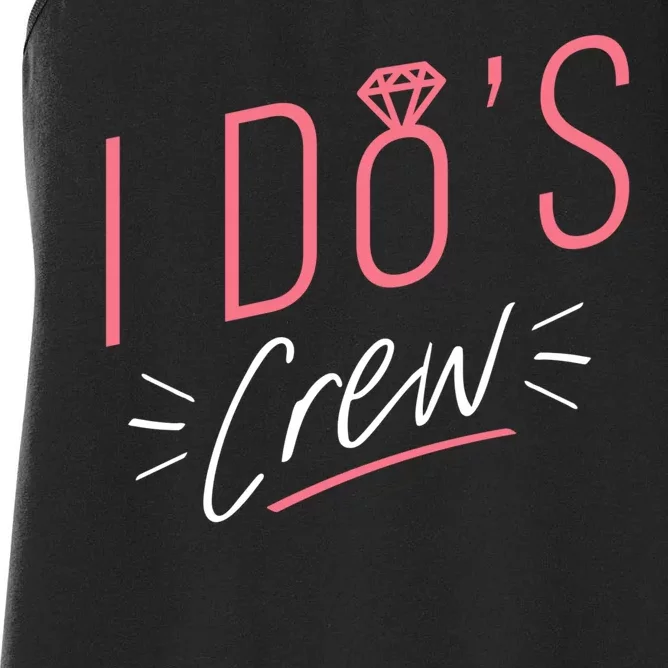 I Do's Crew Bridal Women's Racerback Tank