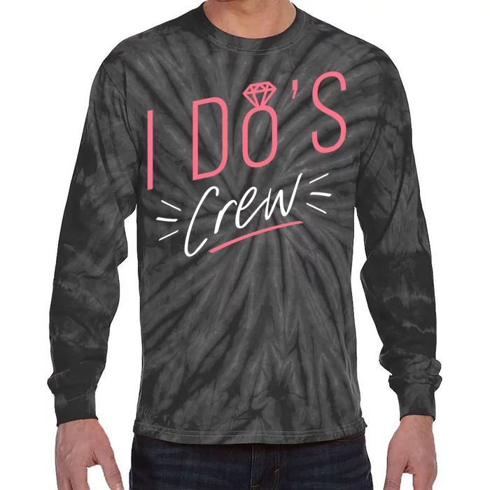 I Do's Crew Bridal Tie-Dye Long Sleeve Shirt