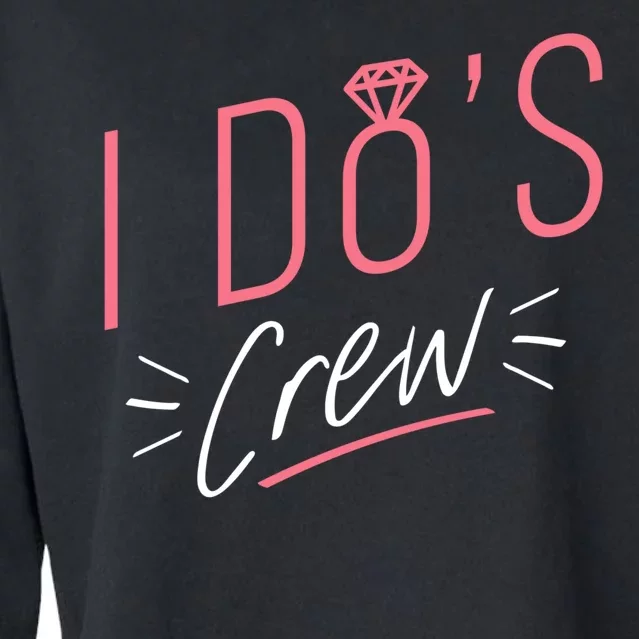 I Do's Crew Bridal Cropped Pullover Crew