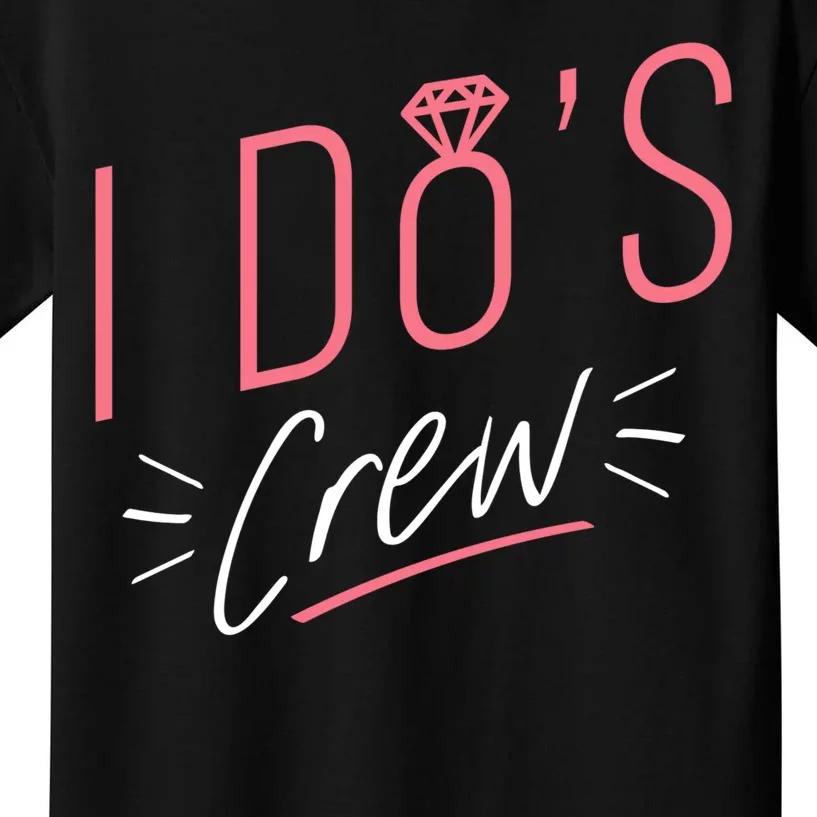 I Do's Crew Bridal Kids T-Shirt