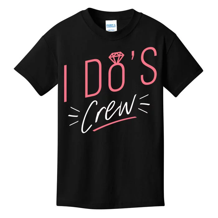 I Do's Crew Bridal Kids T-Shirt