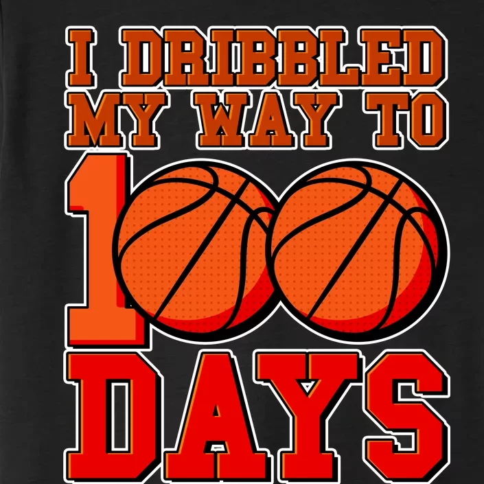 I Dribbled My Way To 100 Days Basketball ChromaSoft Performance T-Shirt