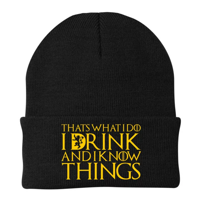 I Drink And Know Things Knit Cap Winter Beanie