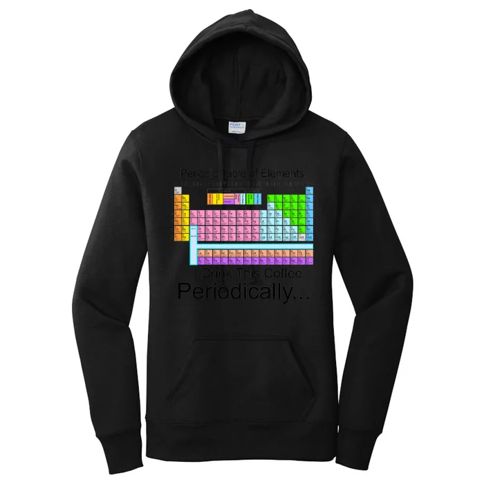 I Drink This Coffee Periodically Mug - Periodic Table of Elements Women's Pullover Hoodie