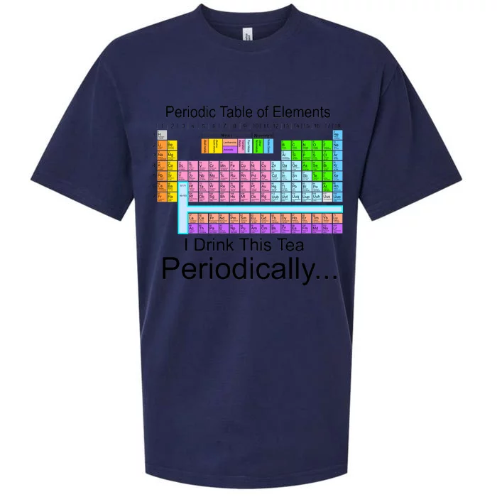 I Drink This Tea Periodically Periodic Table of Elements Sueded Cloud Jersey T-Shirt