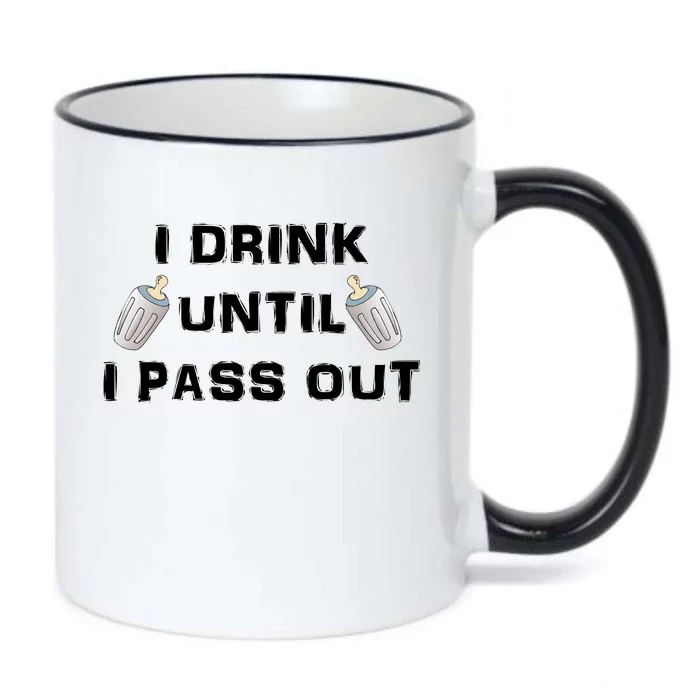 I Drink Until I Pass Out Black Color Changing Mug