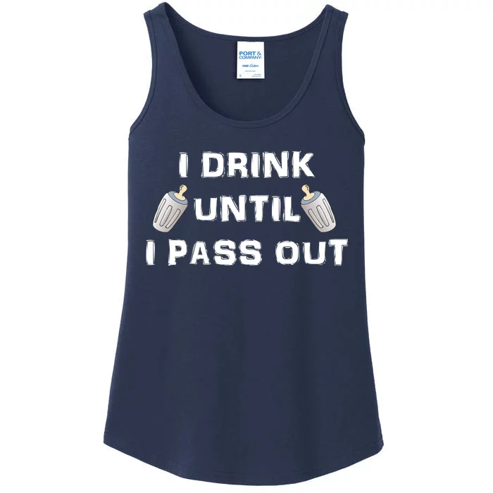 I Drink Until I Pass Out Ladies Essential Tank