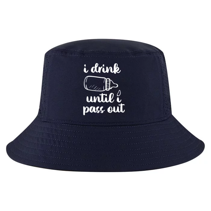 I Drink Until I Pass Out Funny Cute Cool Comfort Performance Bucket Hat