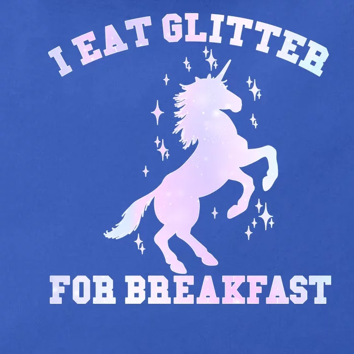 I Eat Glitter For Breakfast Zip Tote Bag