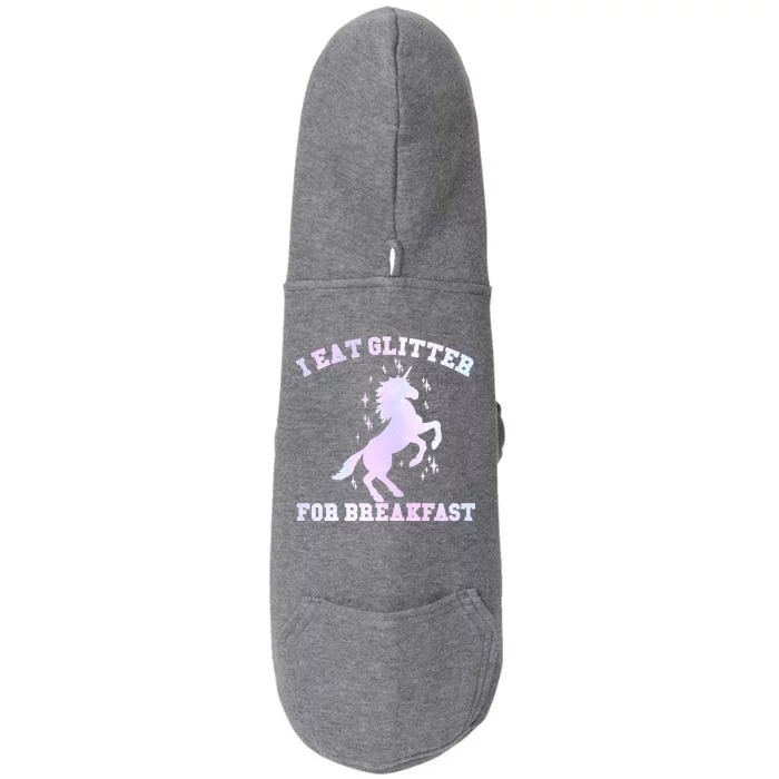 I Eat Glitter For Breakfast Doggie 3-End Fleece Hoodie