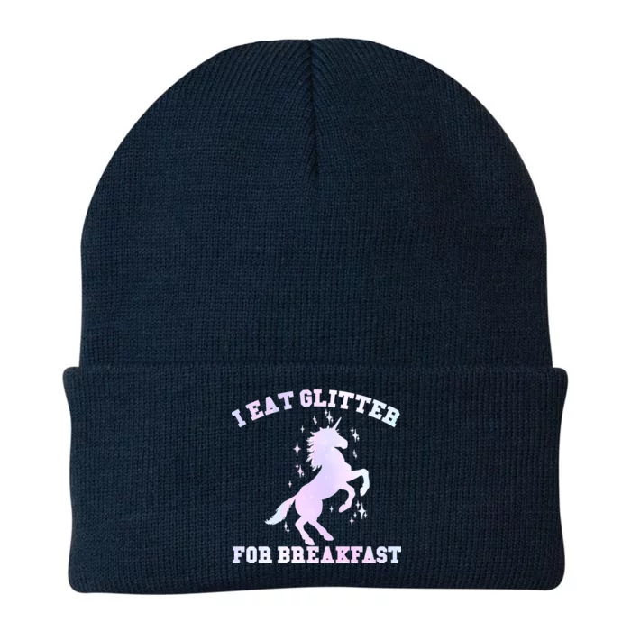 I Eat Glitter For Breakfast Knit Cap Winter Beanie