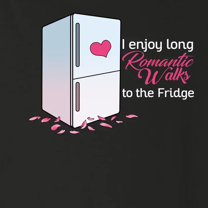 I Enjoy Long Romantic Walks To The Fridge Toddler Long Sleeve Shirt