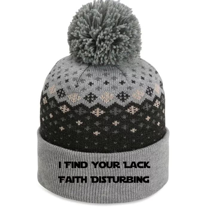 I Find Your Lack Faith Disturbing The Baniff Cuffed Pom Beanie