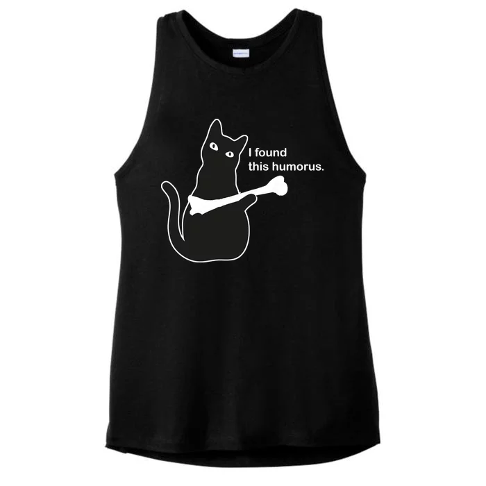 I Found This Humorous Cat Ladies Tri-Blend Wicking Tank