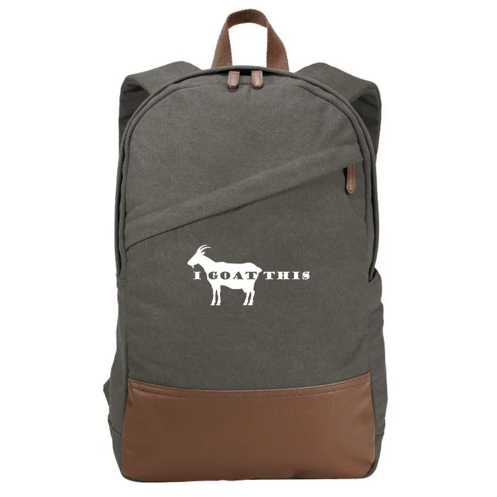 I Goat This Cotton Canvas Backpack