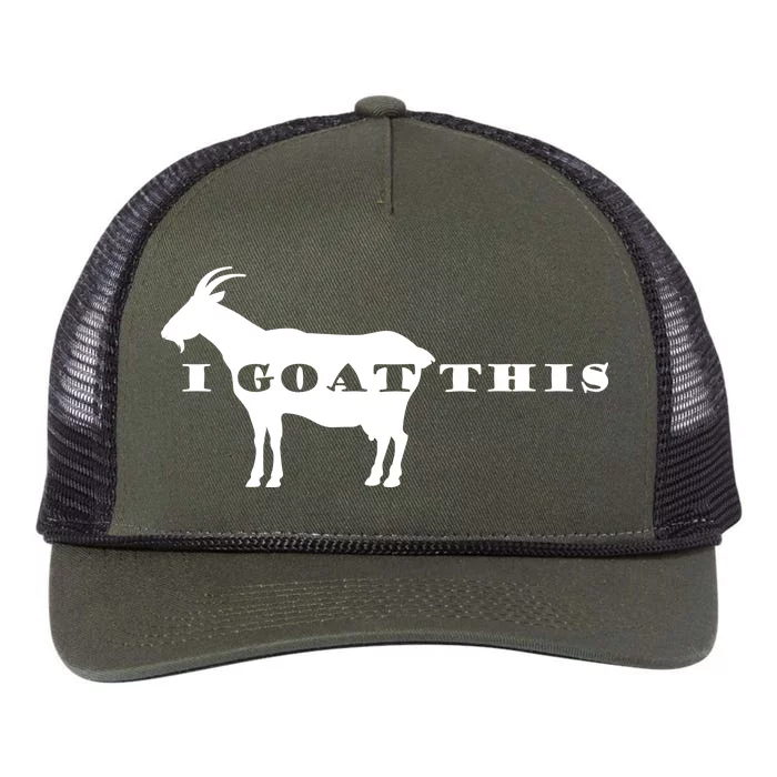 I Goat This Retro Rope Trucker Hat Cap