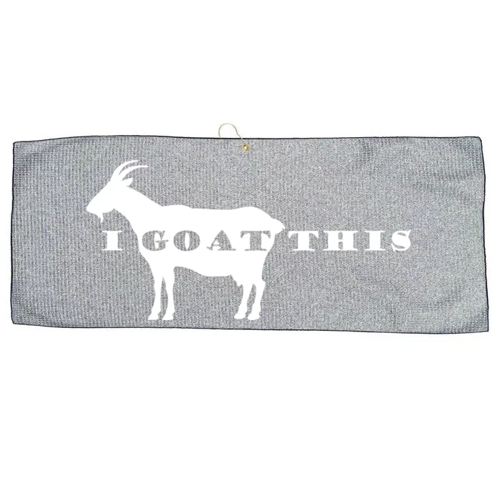 I Goat This Large Microfiber Waffle Golf Towel