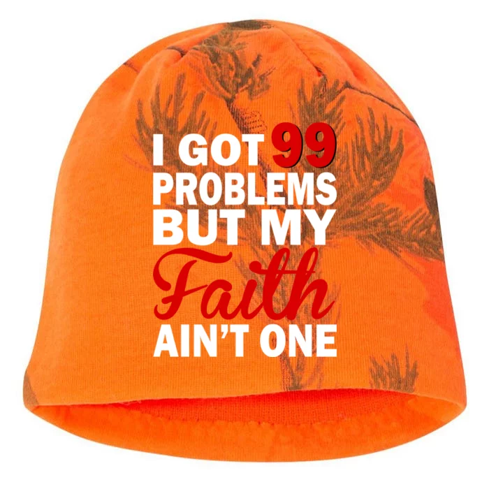 I Got 99 Problems But My Faith Ain't One Kati - Camo Knit Beanie