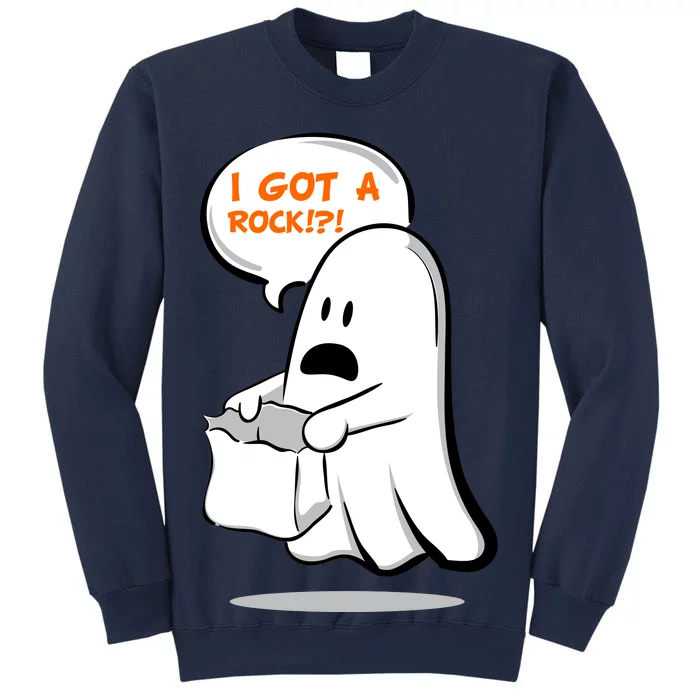 I Got A Rock!?! Halloween Ghost Trick or Treat Sweatshirt