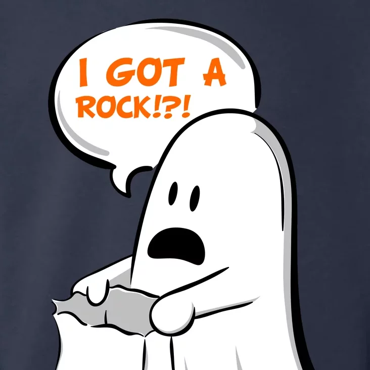 I Got A Rock!?! Halloween Ghost Trick or Treat Toddler Hoodie