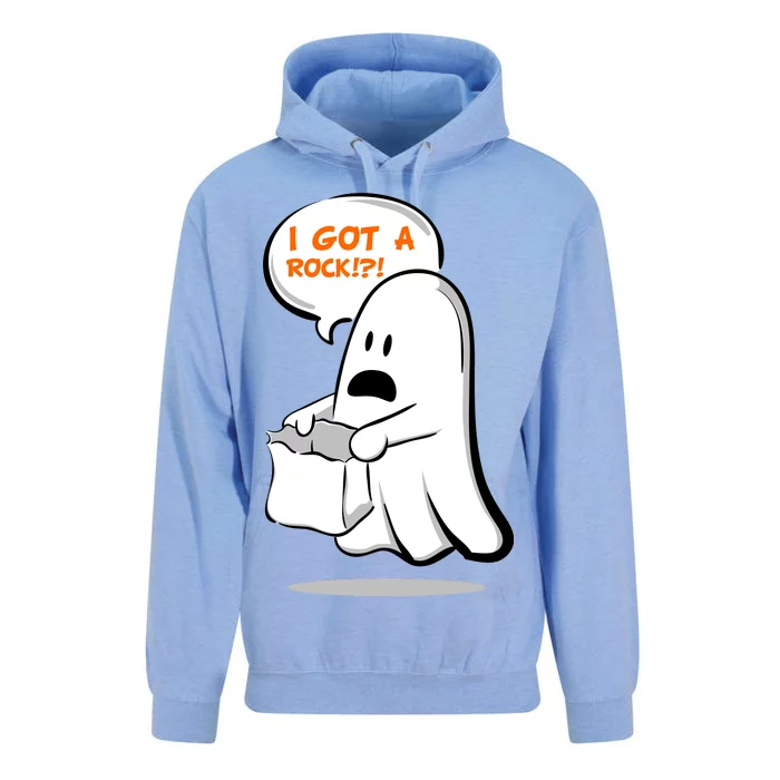 I Got A Rock!?! Halloween Ghost Trick or Treat Unisex Surf Hoodie