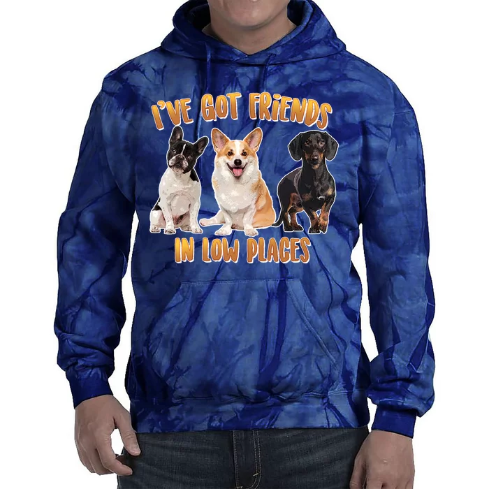 I Got Friends In Low Places Dogs Tie Dye Hoodie