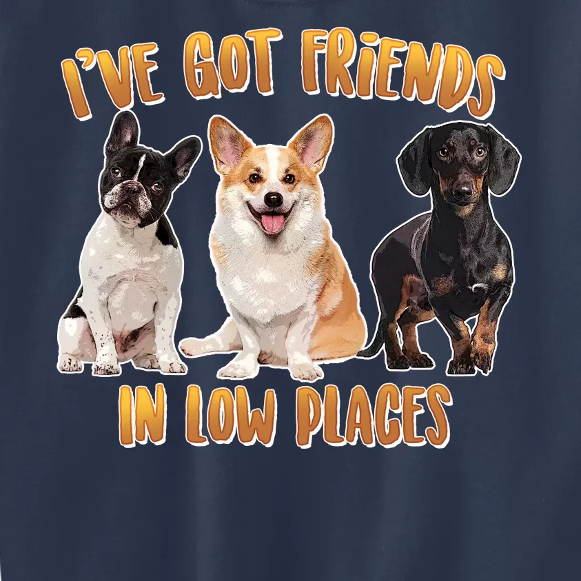 I Got Friends In Low Places Dogs Kids Sweatshirt