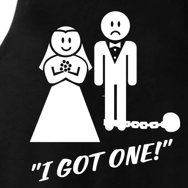 I Got One Just Married Ladies Tri-Blend Wicking Tank