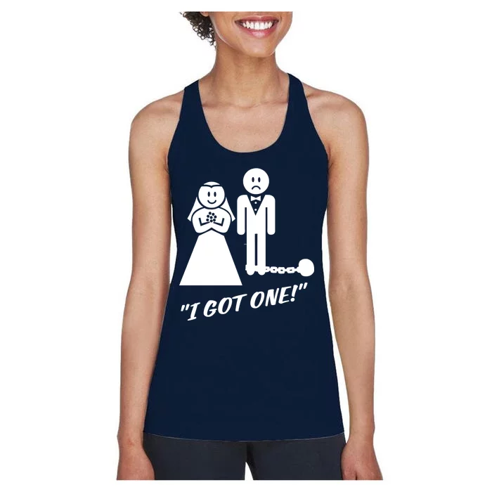 I Got One Just Married Women's Racerback Tank