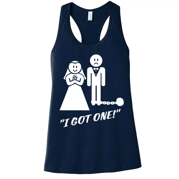 I Got One Just Married Women's Racerback Tank