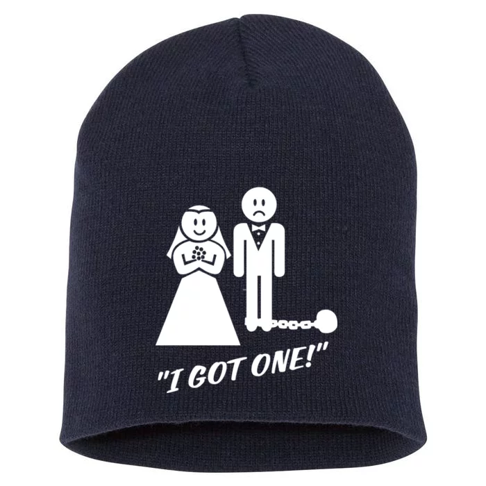 I Got One Just Married Short Acrylic Beanie