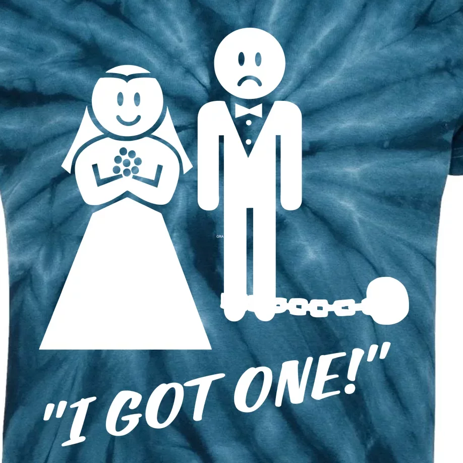 I Got One Just Married Kids Tie-Dye T-Shirt