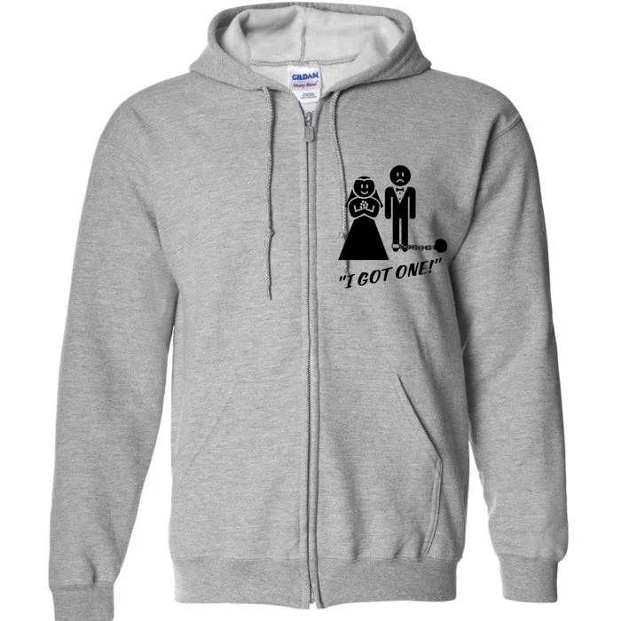 I Got One Just Married Full Zip Hoodie