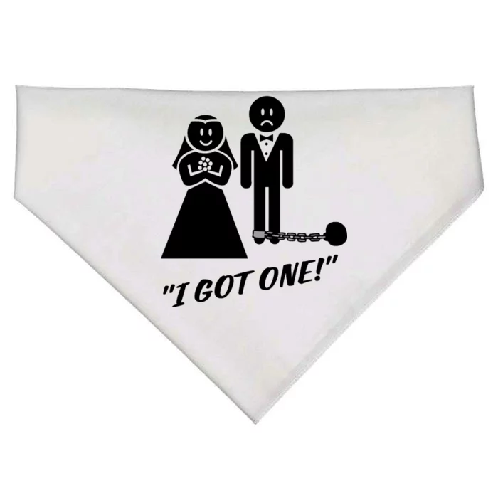 I Got One Just Married USA-Made Doggie Bandana