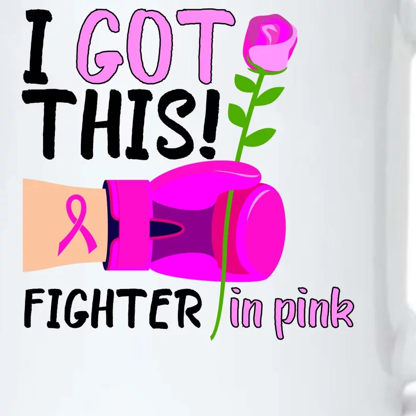 I Got This Fighter In Pink Breast Cancer Black Color Changing Mug