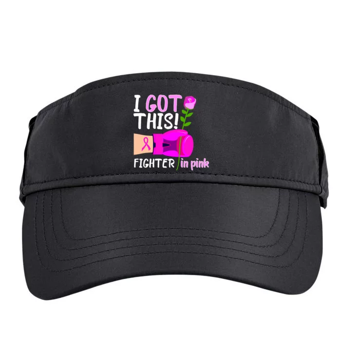 I Got This Fighter In Pink Breast Cancer Adult Drive Performance Visor