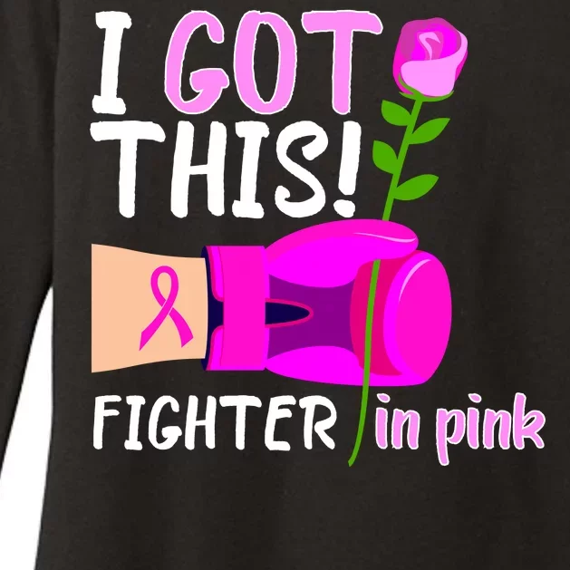 I Got This Fighter In Pink Breast Cancer Womens CVC Long Sleeve Shirt