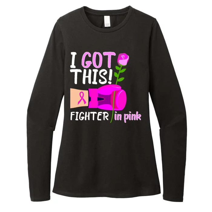 I Got This Fighter In Pink Breast Cancer Womens CVC Long Sleeve Shirt