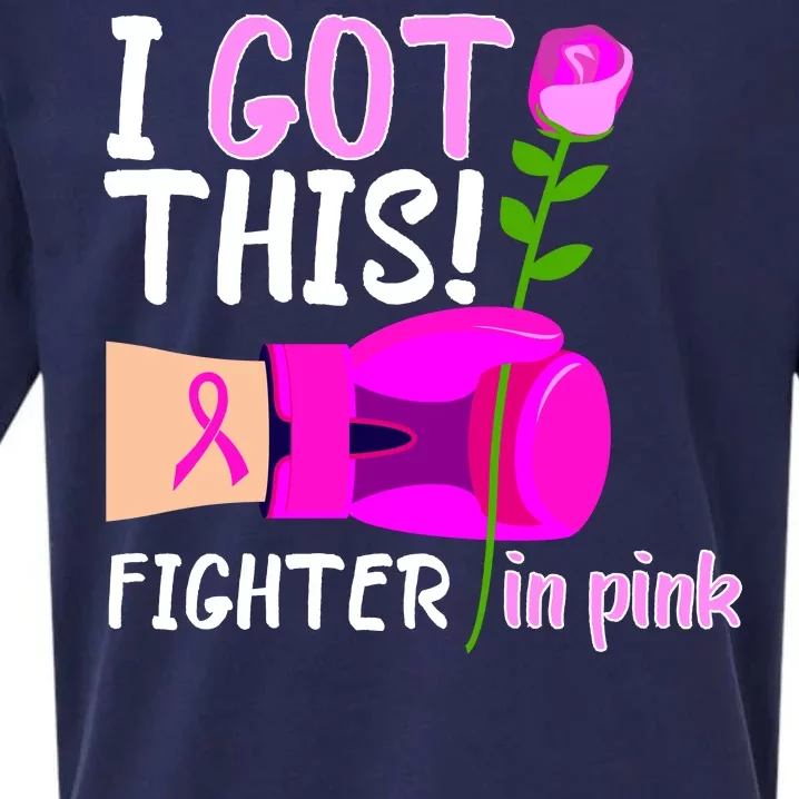 I Got This Fighter In Pink Breast Cancer Sueded Cloud Jersey T-Shirt