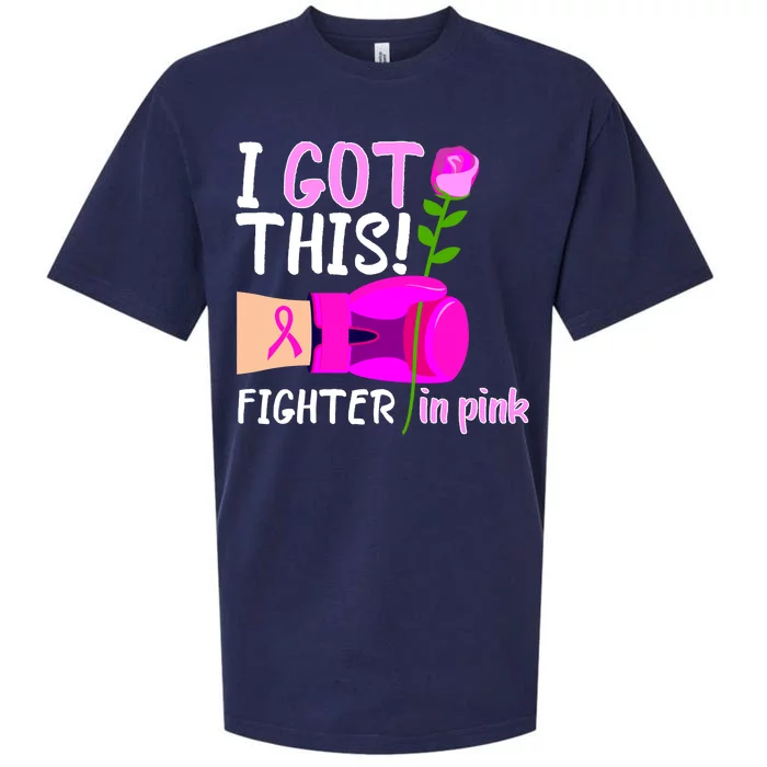 I Got This Fighter In Pink Breast Cancer Sueded Cloud Jersey T-Shirt