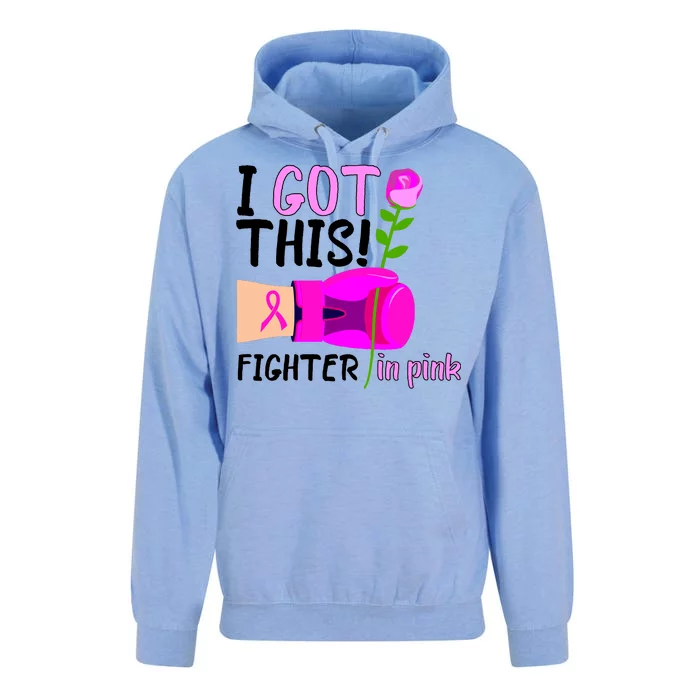 I Got This Fighter In Pink Breast Cancer Unisex Surf Hoodie