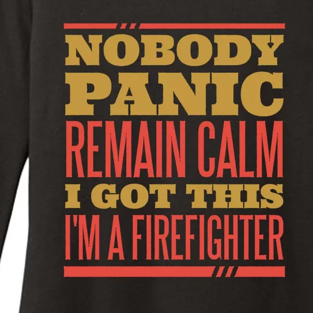 I Got This I'm A Firefighter Womens CVC Long Sleeve Shirt