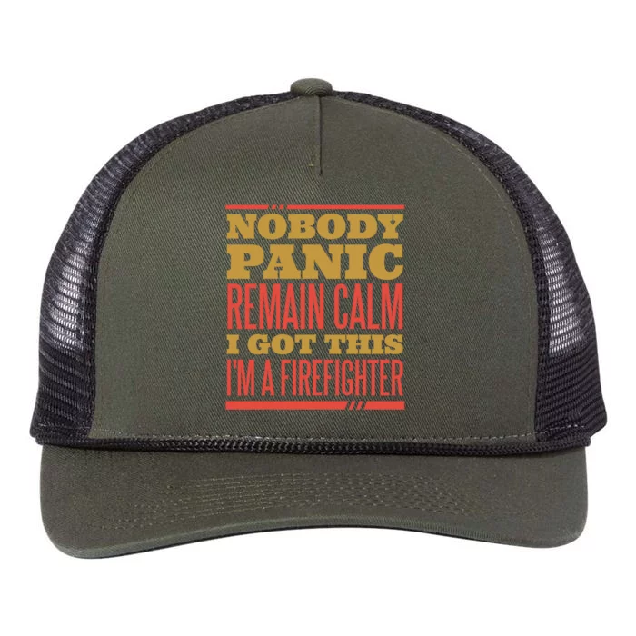 I Got This I'm A Firefighter Retro Rope Trucker Hat Cap