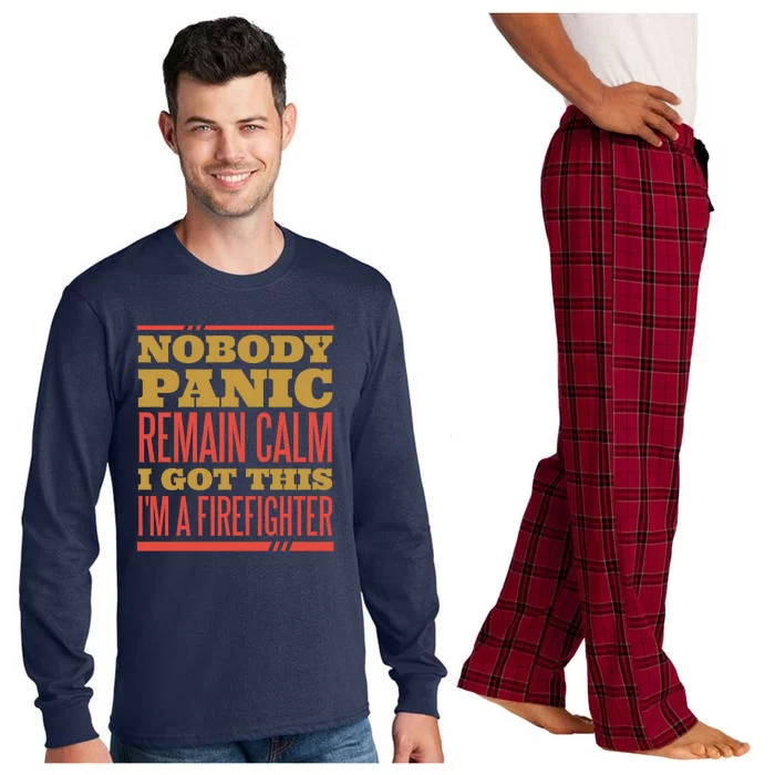 I Got This I'm A Firefighter Long Sleeve Pajama Set