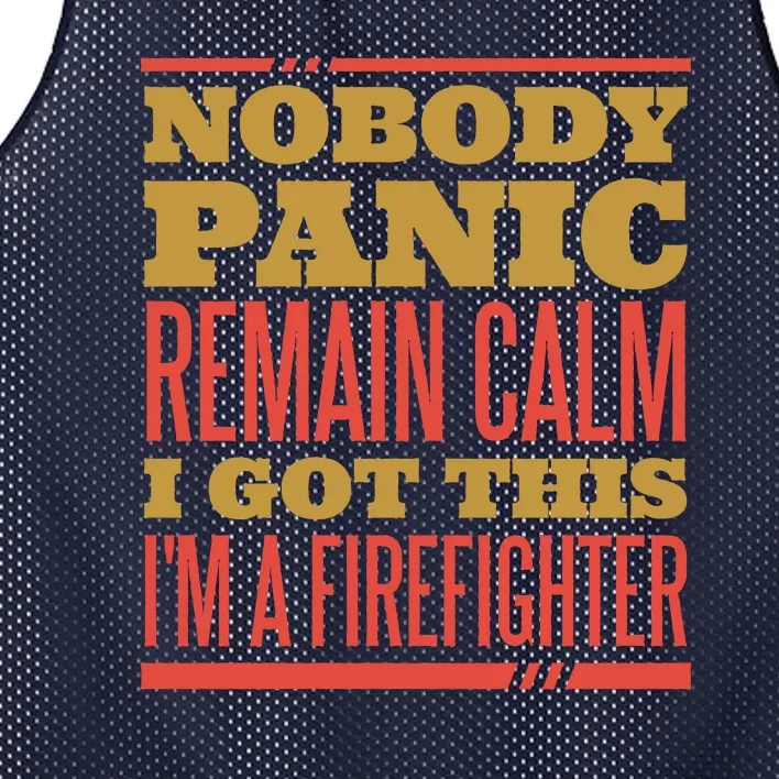 I Got This I'm A Firefighter Mesh Reversible Basketball Jersey Tank