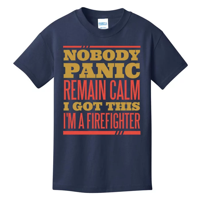 I Got This I'm A Firefighter Kids T-Shirt