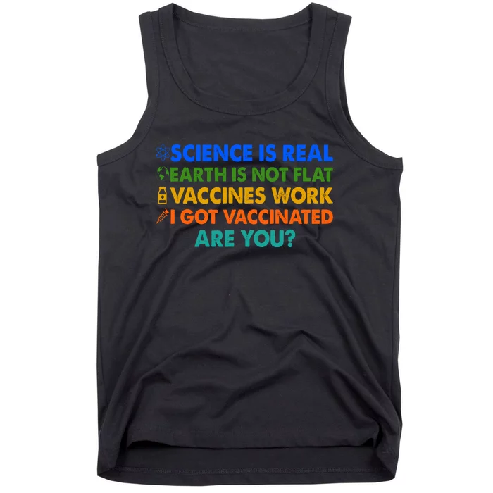 I Got Vaccinated Are You? Vaccine Shot Tank Top