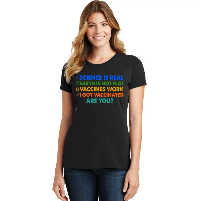 I Got Vaccinated Are You? Vaccine Shot Women's T-Shirt