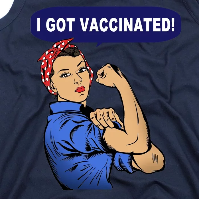 I Got Vaccinated We Can Do It Girl Tank Top