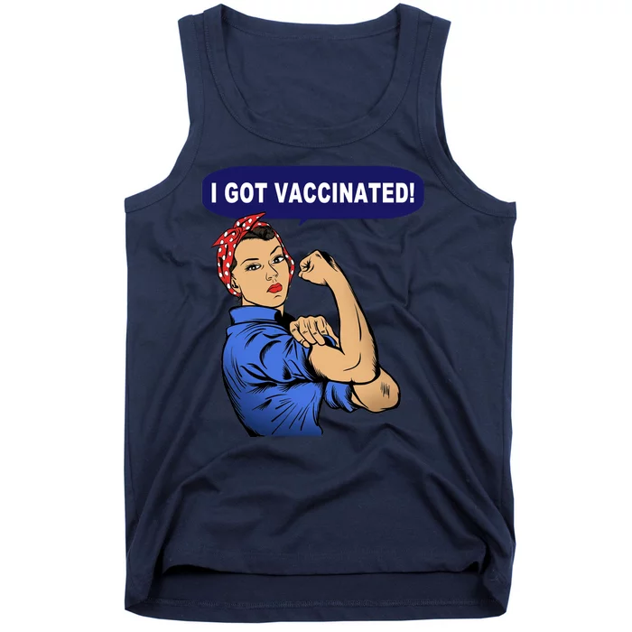 I Got Vaccinated We Can Do It Girl Tank Top